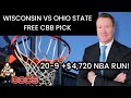 College Basketball Pick - Wisconsin vs Ohio State Prediction, 1/10/2024 Free Best Bets & Odds