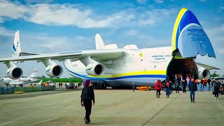 ANTONOV AN-225 COCKPIT & FULL TOUR of WORLDS LARGEST CARGO AIRPLANE AN225