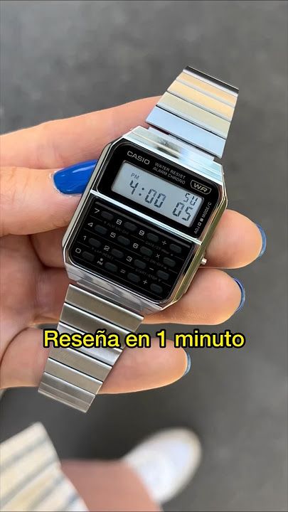 Reloj Casio Calculadora CA-500W  Reseña en 1 minuto 📟 