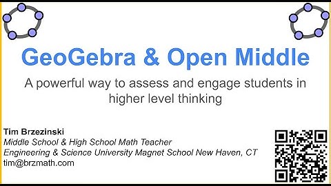 GeoGebra & Open Middle: A Powerful Way to Assess and Engage Students in Higher Level Thinking