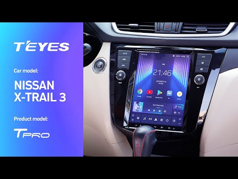 Teyes T-PRO Tesla Vertical Screen Head Unit - User Experience Video For NISSAN XTRAIL