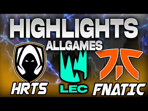 HERETICS VS FNATIC ALLGAMES HIGHLIGHTS LEC VERANO 2025 - LEAGUE OF LEGENDS - JORNADA 1
