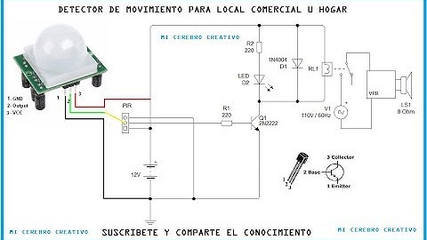 DETECTOR DE PRESENCIA CON SENSOR PIR Y SIN ARDUINO - MUY FACIL DE HACER.