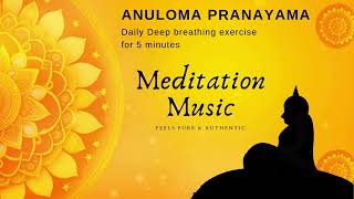 Anuloma Viloma Pranayama I Meditation Music