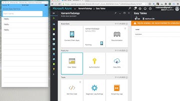 Add an Azure Backend to My Mobile App