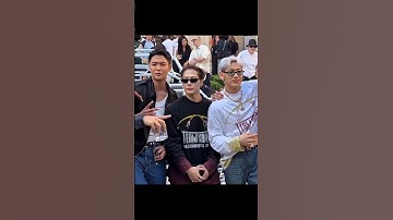 Team wang design in Paris Jackson wang bam bam and rowoon #jacksonwang #rowoon #bambam #got7 #fyp