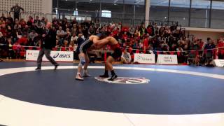 2015 Senior National Championships: 70 kg Ahmed Shamiya vs. Kyle Horvath