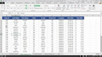 Microsoft Excel - Excel from Beginner to Advanced: Using Excels Vlookup Function