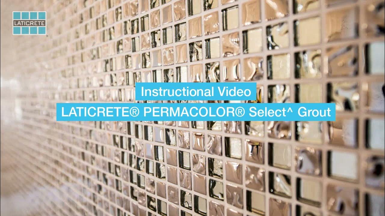 PERMACOLOR® Select^ Grout Instructional Video YouTube