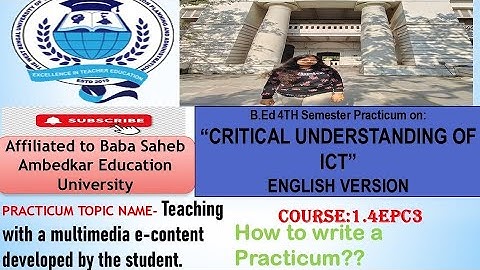 B.Ed 4th Sem multimedia e-content English Version practicum.Geography ppt.Waste Management.ICT.EPC3.