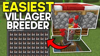 Easiest Minecraft 1.20 Villager Breeder