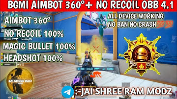 BGMI 4.1 AIMBOT OBB | BGMI 4.1 NO RECOIL CONFIG | BGMI NO RECOIL CONFIG FILE [ 100% Safe No Ban ]