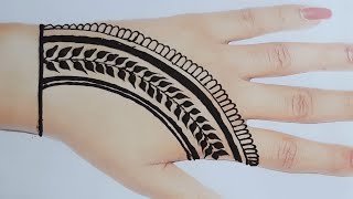 Soft Leaf Mehndi Design|| #shorts  || Meri Mehndi Creations || Simple And Easy #mehndi Design || screenshot 4