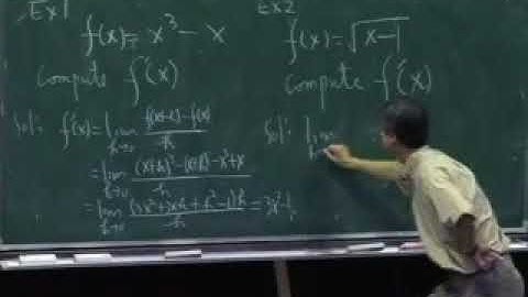 Lec09 微積分(一) 第二章　Limits and derivatives