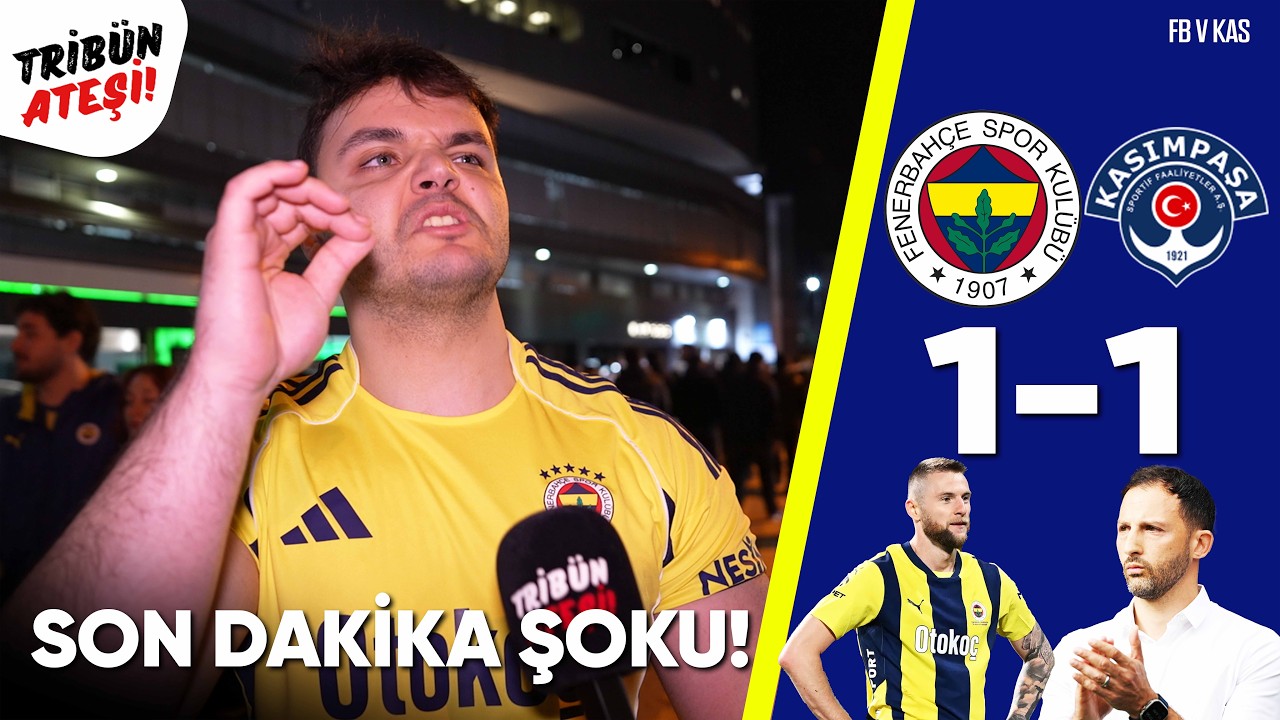 90 + TRAVMASI! Fenerbahçe 1-1 Kasımpaşa | Maç Sonu Taraftar Röportajları!
