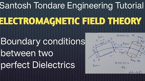 Boundary condition | Boundary condition between Two Perfect Dielectrics|