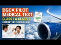 DGCA Medical Test for Pilots Explained | Class 1 & Class 2 Medical Guide