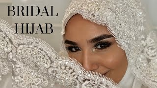 Bridal Hijab With Veil I Gelinbasi I Hochzeitsfrisur