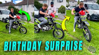 Boy Receives Long-Desired Bike as a Birthday Surprise