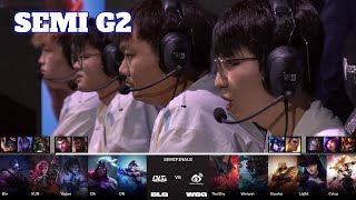 WBG vs BLG - Game 2 | Semi Finals LoL Worlds 2023 | Weibo Gaming vs Bilibili Gaming - G2 full
