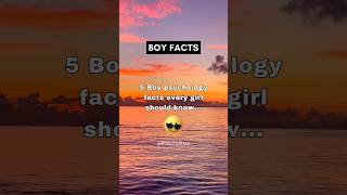 5 Boy psychology facts EVERY GIRL should know  #shorts