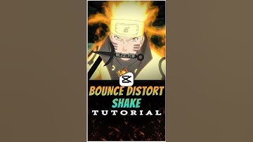 Bounce Distort Shake Tutorial 💀😍 | Capcut Tutorial | #capcut #capcuttutorial #animeedit