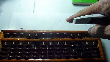Division on Soroban (Japanese Abacus)