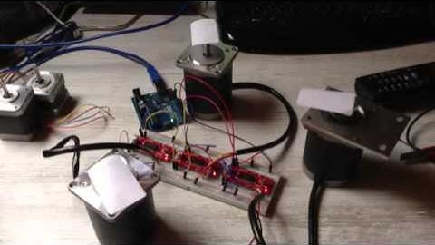 Arduino uno + easydriver 4.4+ grbl + Gcode Sender