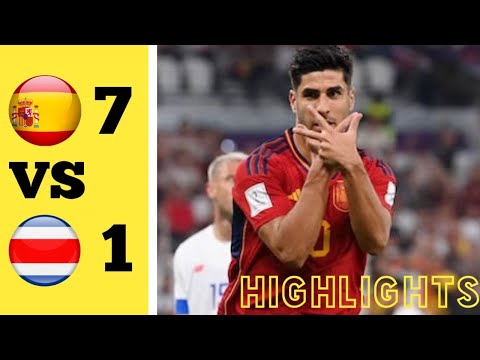 SPAIN vs COSTA RICA HIGHLIGHTS & GOAL || WORLD CUP QATAR 2022 HD