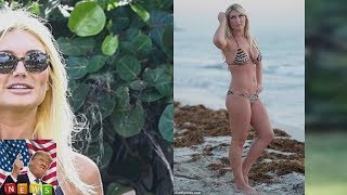 But the 29-year-old blonde beauty has kept a great att Brooke Hogan looks slender in white bikini