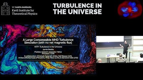 A Large Compressible MHD Turbulence Simulation (with no net...) ▸ James Beattie (Princeton / CITA)
