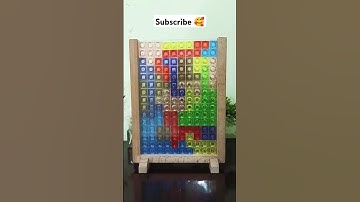 FUN TETRIS PUZZLE BLOCKS #asmr #satisfying #tetris #games #colorful #tetrisgame #puzzle #fun