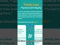 Think Fast 🚨 Mental Health NCLEX Priority Question