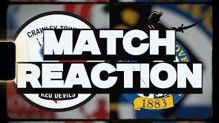 MATCH REACTION | Crawley Town 0-2 Bristol Rovers