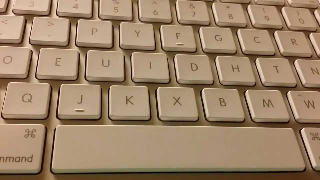 Dvorak Apple Wireless Keyboard Dvorak Remap 3 3 Youtube