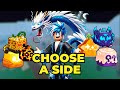 Choose a side best blox fruits experience  compilation