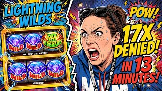17 Times I Was ROBBED on Lightning Wilds in 13 Minutes!! (All Denials) | Winstar Casino