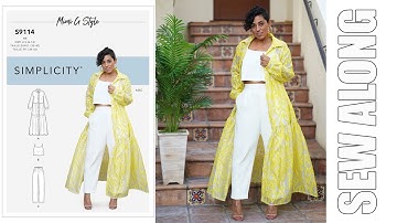 SIMPLICITY PATTERN #9114 VIEW A THE DRESS! SEW-ALONG