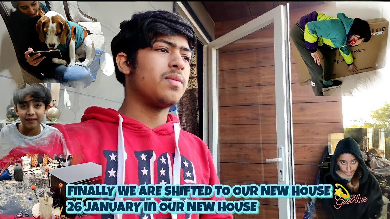 Finally We Are Shifted to Our New House💫 26 JANUARY in New House New TV ...