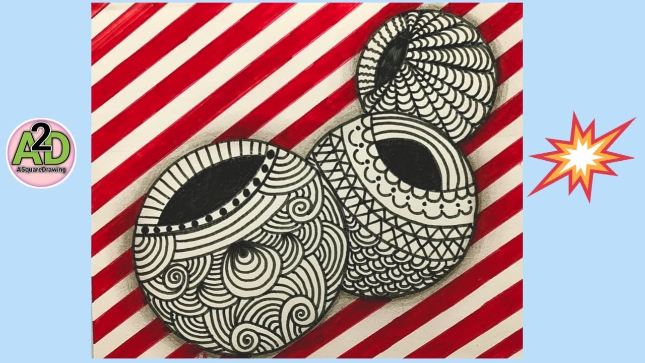 Mandala Drawing-1 | Mandala Art with pattern | Beautiful Mandala Art