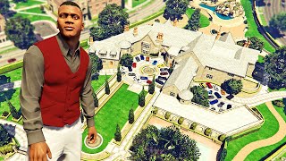 قراند 5 : فرانكلن ينتقل إلى منزل جديد (مود البيليونير) | GTA V Franklin Moves House