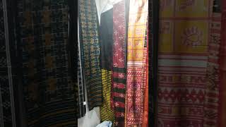 ikat cotton saree pure handloom handwoven