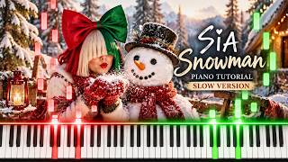 Snowman Sia Piano Tutorial! (Slow) - Christmas Piano screenshot 2