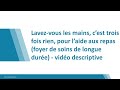 LVLM, c’est trois fois rien, pour l’aide aux repas (FSLD) (vidéo descriptive)