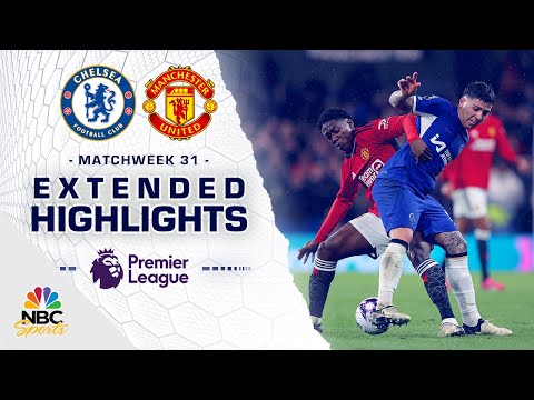Chelsea v. Manchester United | PREMIER LEAGUE HIGHLIGHTS | 4/4/2024 | NBC Sports