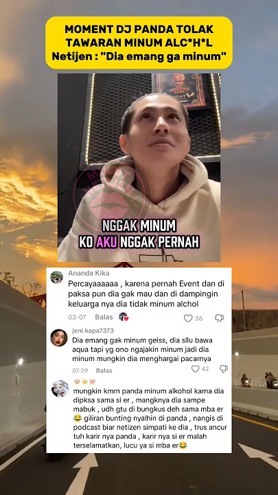 Tolak alc*h*l #djpanda #erikacarlina #beritaviral #artisindo #trending #viralvideo #live ##gosip