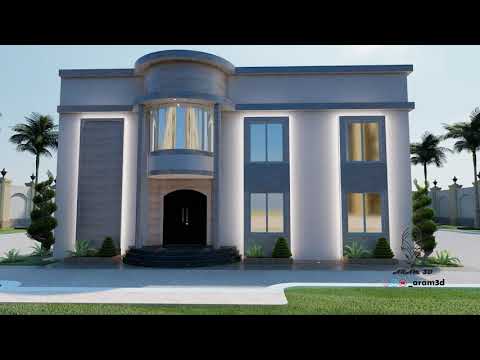 تصميم ديكور خارجي واجهات فيلا