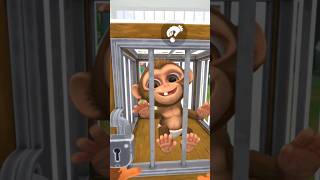 🐒Monkey vs Elephant🐘part6 I Am Monkey VR #vr #game #funny