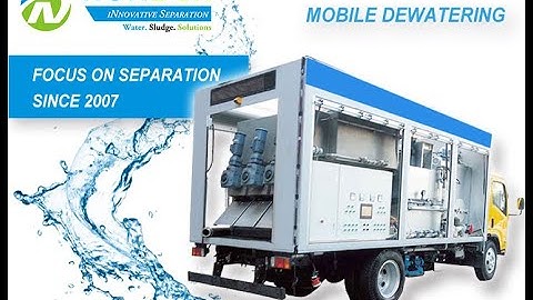 Mobile Sludge Dewatering System