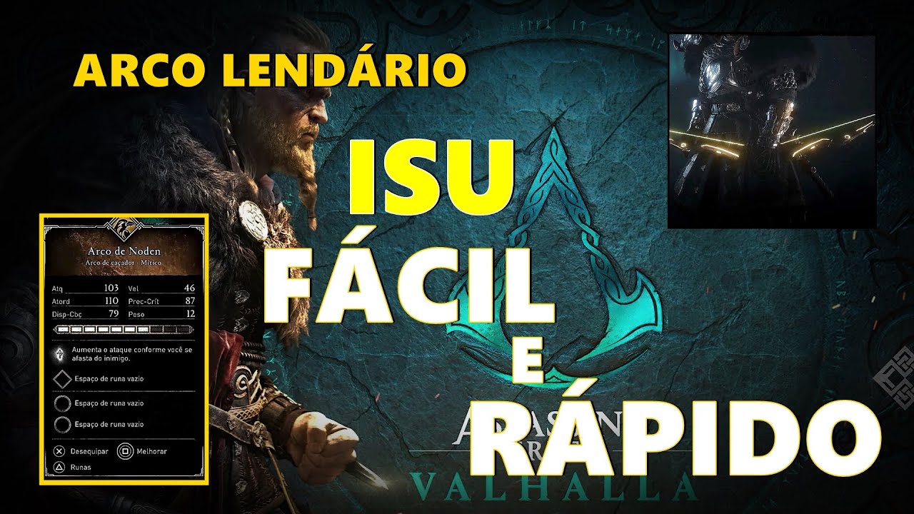 Assassin's Creed Valhalla- PEGUE UM ARCO LENDÁRIO ISU DE MODO RÁPIDO E FÁCIL!